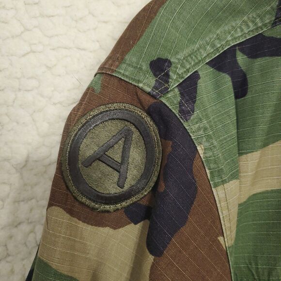 VTG U.S. Army BDU Woodland Camo Jacket Small x-short Battle Dress Uniform - Picture 7 of 15